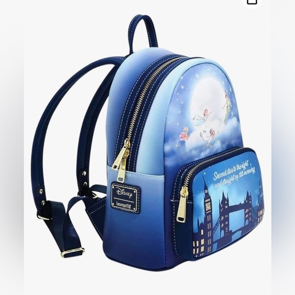 Peter Pan Loungefly…Peter,Wendy,John and Michael over London and Big Ben! - Picture 2 of 8